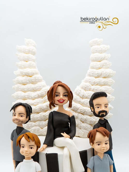 Aile Temalı Konsept Pasta