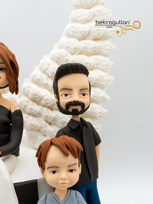 Aile Temalı Konsept Pasta