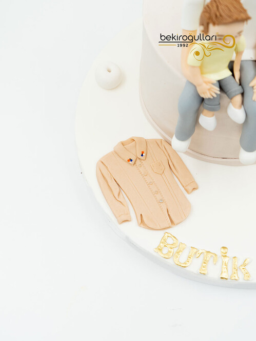 Aile Temalı Konsept Pasta