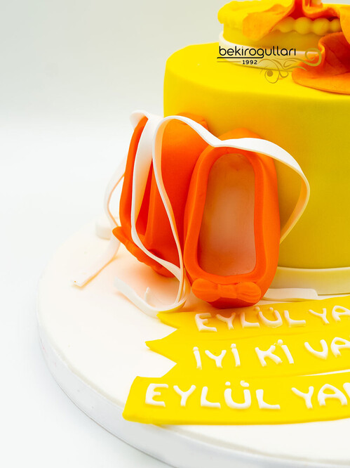 Balerin Temalı Konsept Pasta