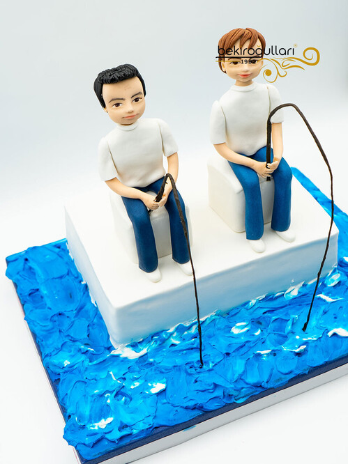 Balık Tutan Konsept Pasta