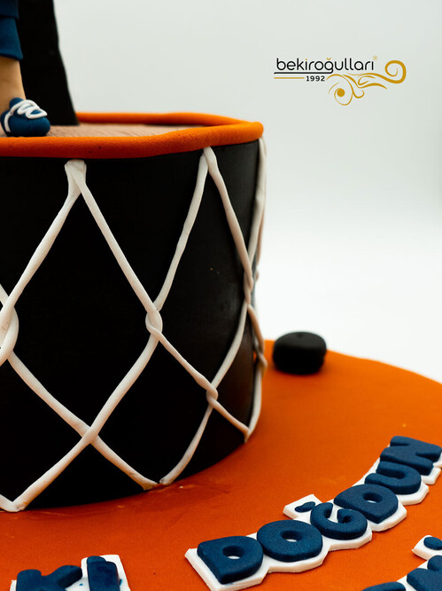 Basketbol Oyuncu Konsept Pasta