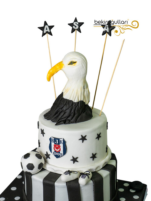 Beşiktaş Kartal Model Konsept Doğum Günü Pastası