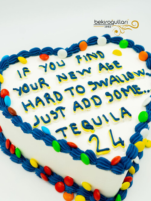 Bonibon Süslemeli Sıvama Pasta