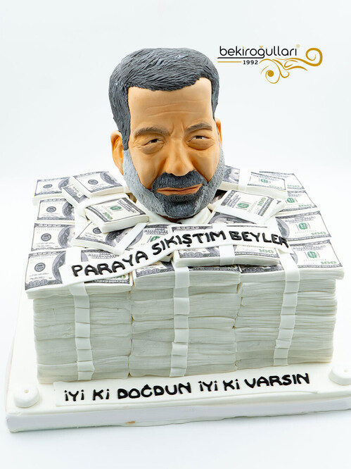 Büst Benzetme Tasarım Pasta