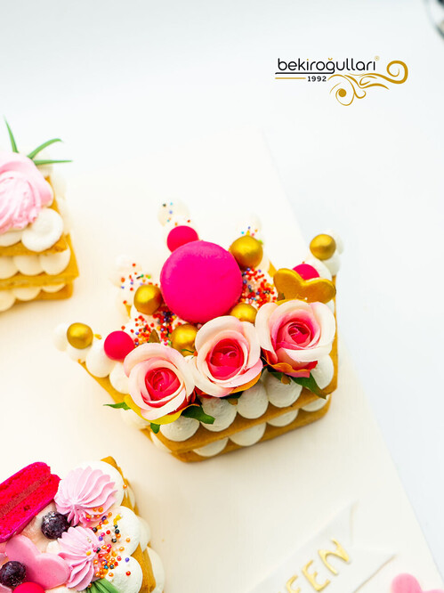 C Harfi Meyveli Konsept Pasta