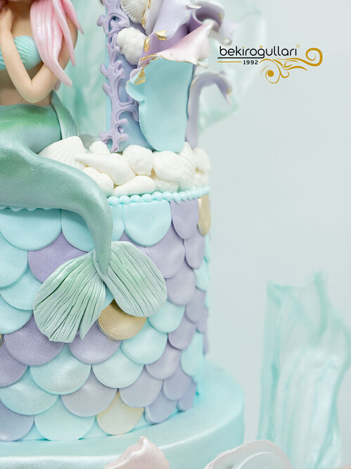 Deniz Kızı Tasarım Pasta