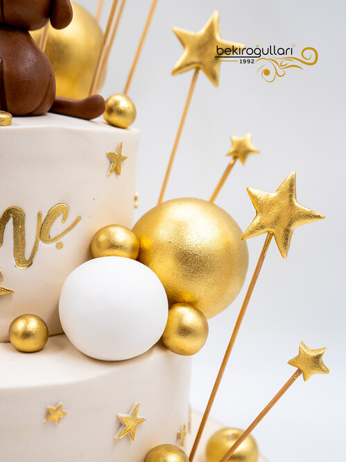 Erkek Çocuk ve Köpek Figür Konsept Pasta