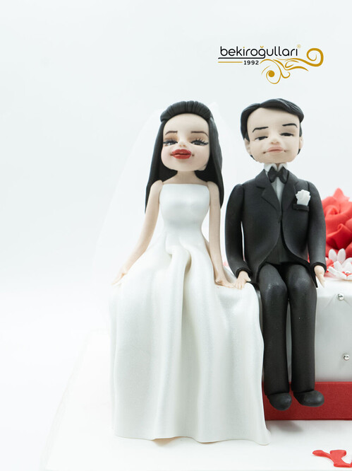 Gelin Damat Nişan Konsept Pasta