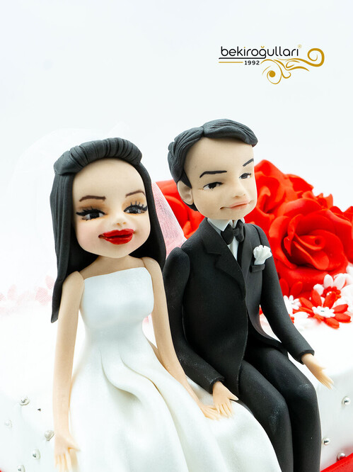 Gelin Damat Nişan Konsept Pasta