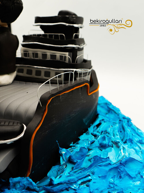 Gemi Detaylı Aile Konsept Pasta