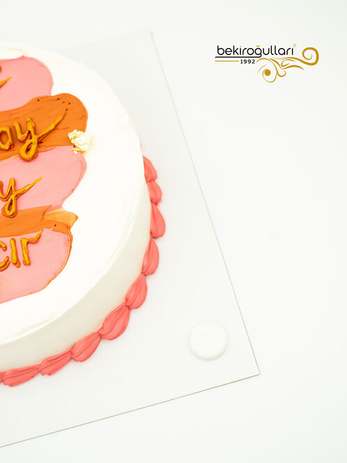 Gold Detaylı Sıvama Pasta