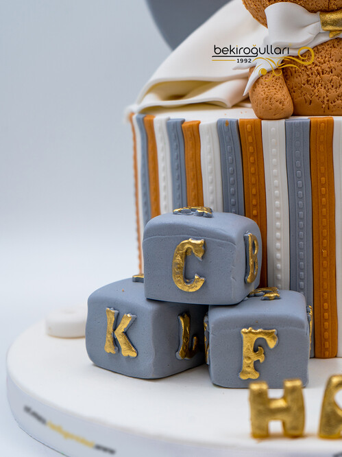 Harf Küpleri Ayıcıklı Konsept Pasta