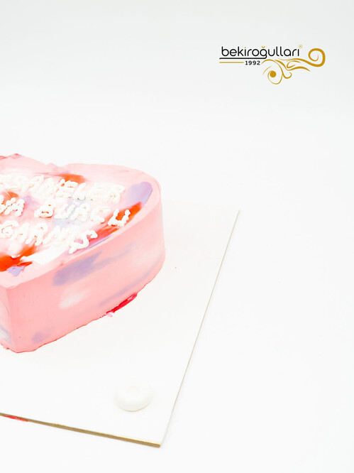 Kalp Naked Sıvama Pasta