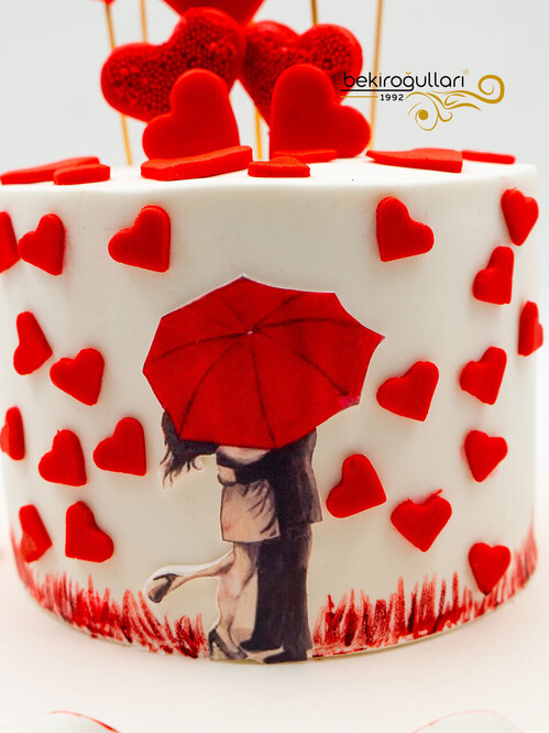 Kalp Tamalı Konsept Pasta