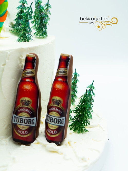 Kayak Temalı Sıvama Pasta