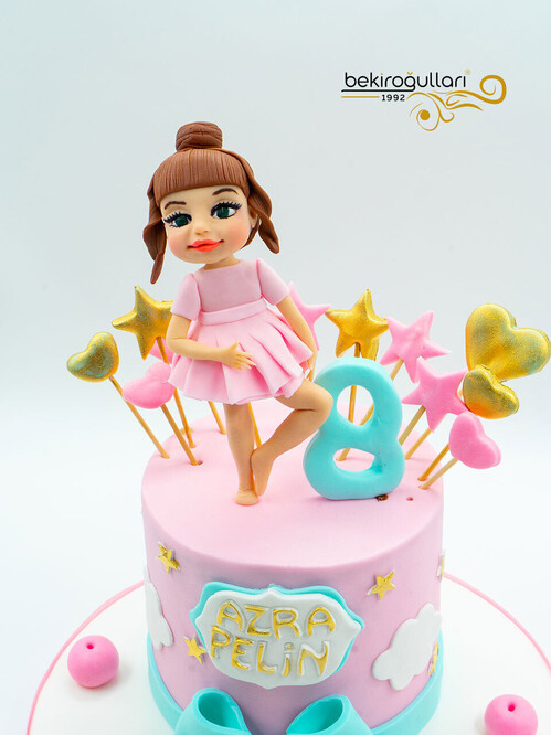 Kız Çocuk Konsept Pasta