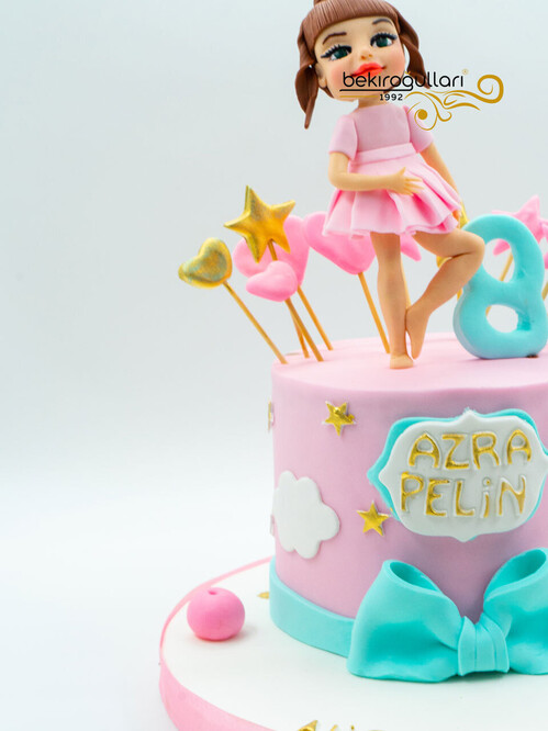 Kız Çocuk Konsept Pasta