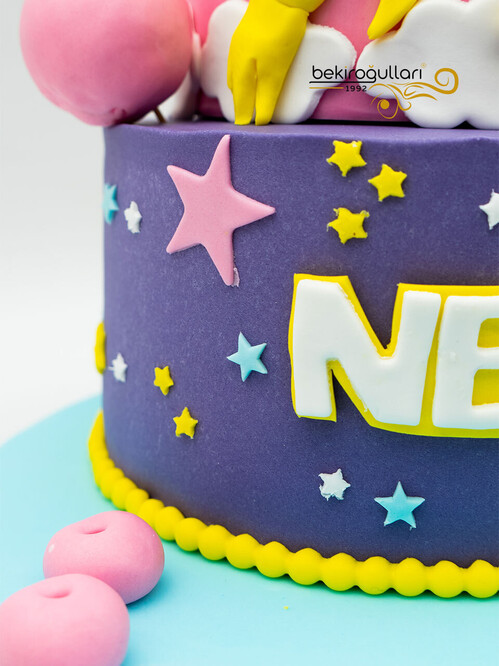 Kız Figür Astronot Pasta