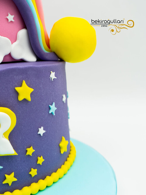 Kız Figür Astronot Pasta