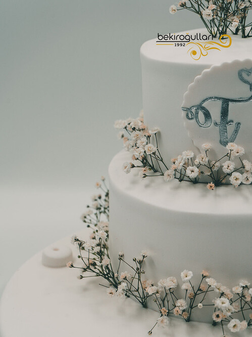 Küçük Çiçek Detaylı Konsept Pasta