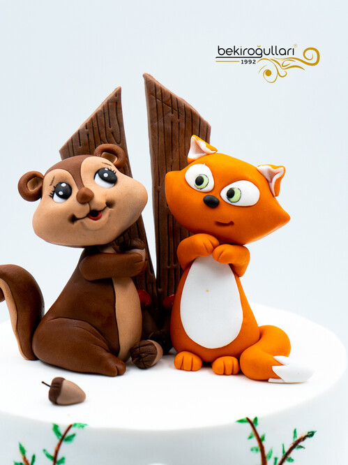 Küçük Hayvanlar Model Konsept Pasta