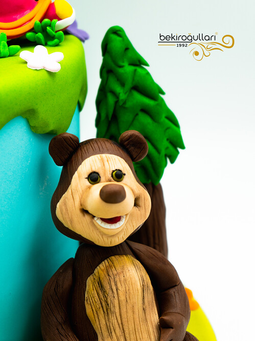 Küçük Kız Ayı Model Konsept Pasta