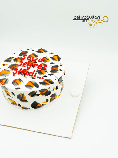 Leopar Naked Sıvama Pasta