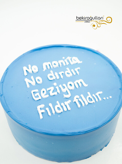 Mavi Naked Sıvama Pasta