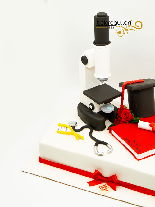 Mezuniyet Temalı Tasarım Pasta