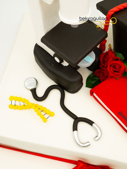 Mezuniyet Temalı Tasarım Pasta