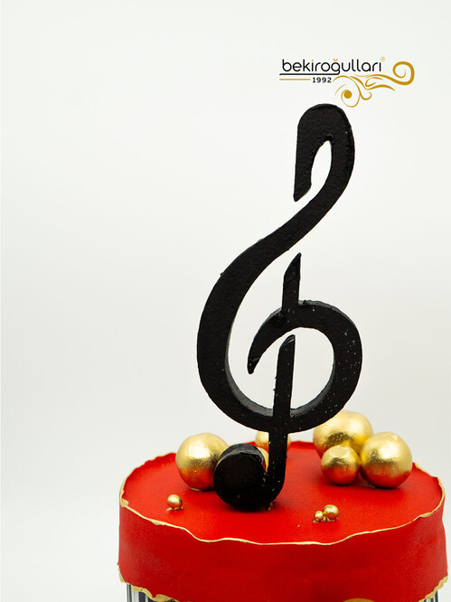 Müzik Temalı Figür Pasta