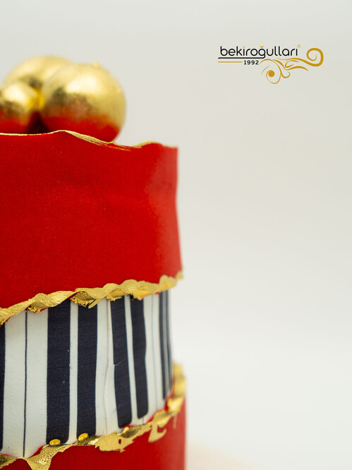 Müzik Temalı Figür Pasta