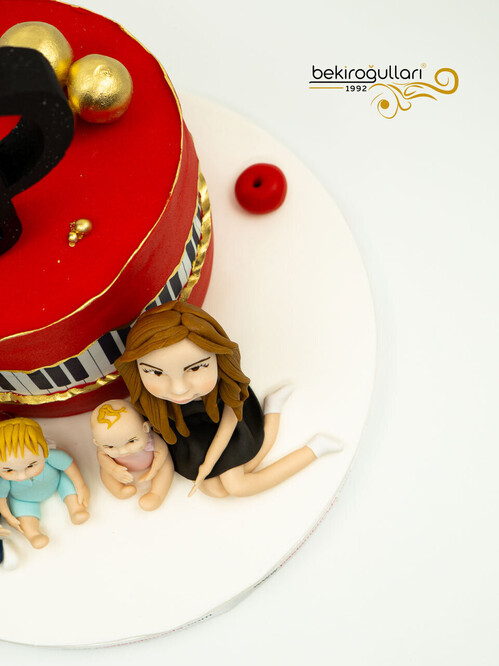Müzik Temalı Figür Pasta