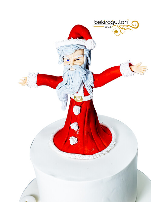 Noel Baba Model Konsept Doğum Günü Pastası