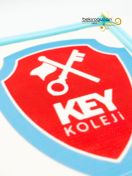 Okul Logosu Resimli Pasta