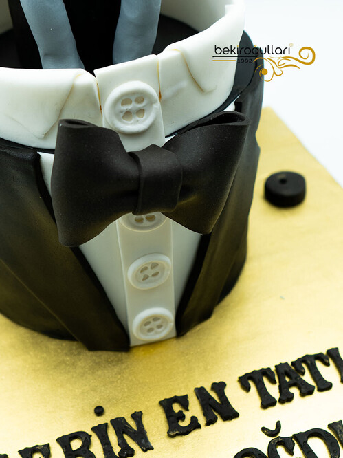 Papyon Tasarımlı Erkek Figür Pasta