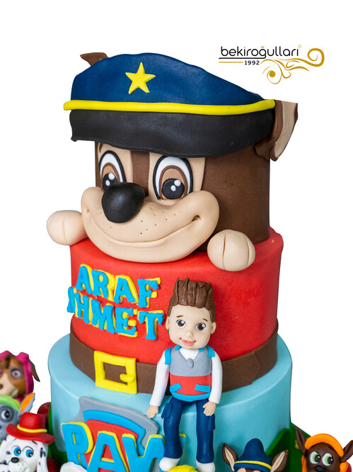 Paw Patrol Model Konsept Doğum Günü Pastası