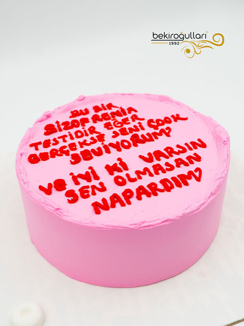 Pembe Naked Sıvama Pasta