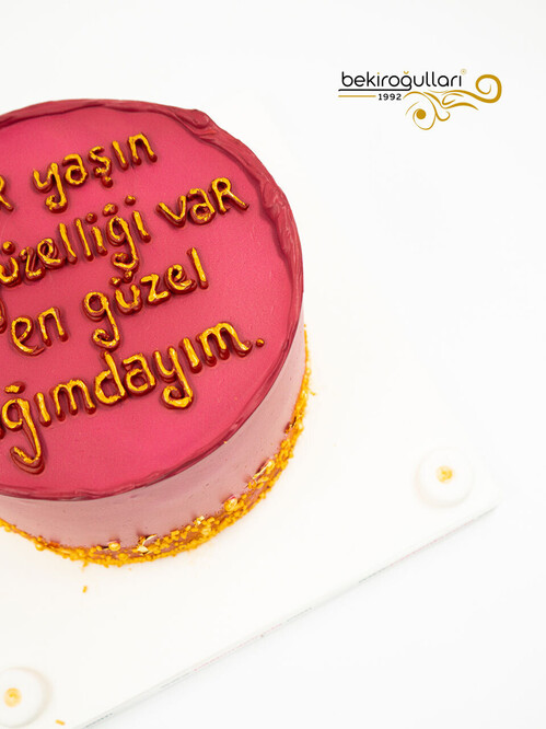 Pembe Naked Sıvama Pasta