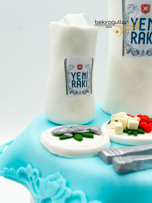 Rakı Temalı Butik Pasta