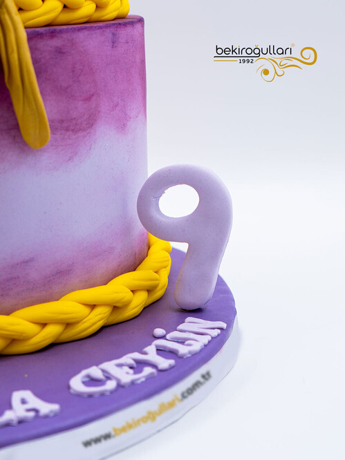 Rapunzel Temalı Konsept Pasta