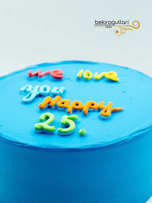 Renkli Yazılı Sıvama Naked Konsept Pasta