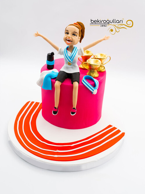 Şampiyon Sporcu Konsept Pasta