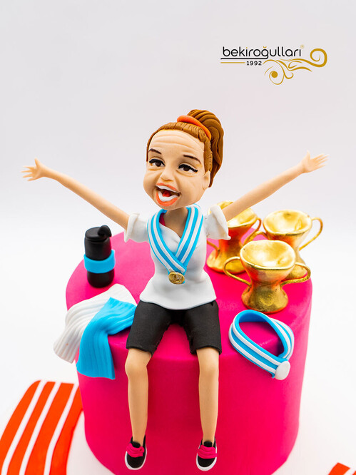 Şampiyon Sporcu Konsept Pasta