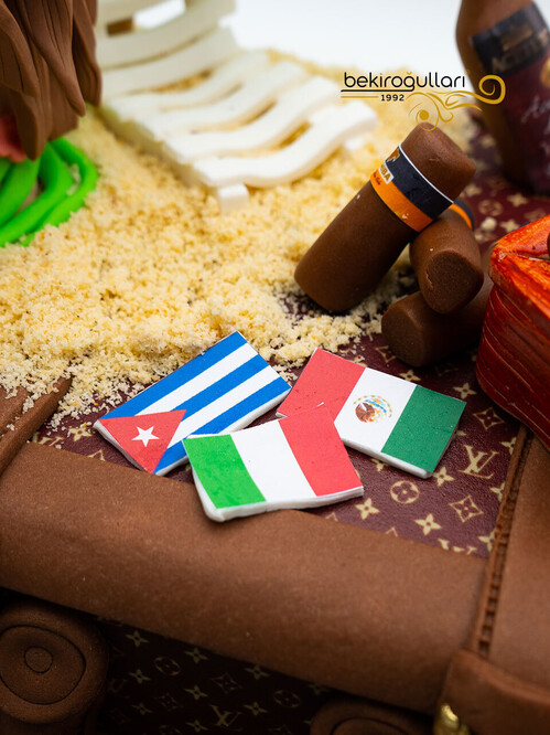 Sevgili Detaylı Tasarım Pasta