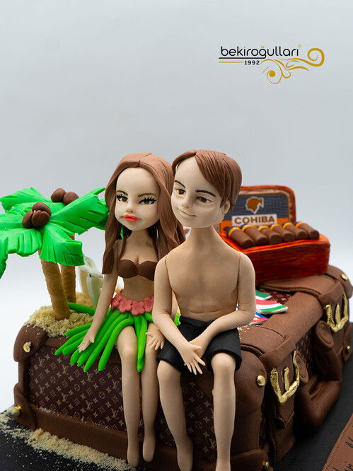 Sevgili Detaylı Tasarım Pasta