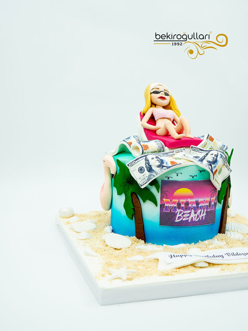 Şezlong Detaylı Butik Pasta