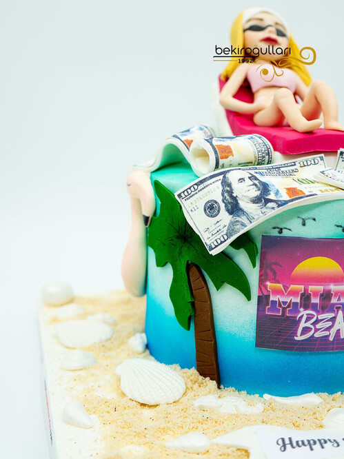 Şezlong Detaylı Butik Pasta