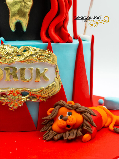 Sirk Temalı Konsept Pasta